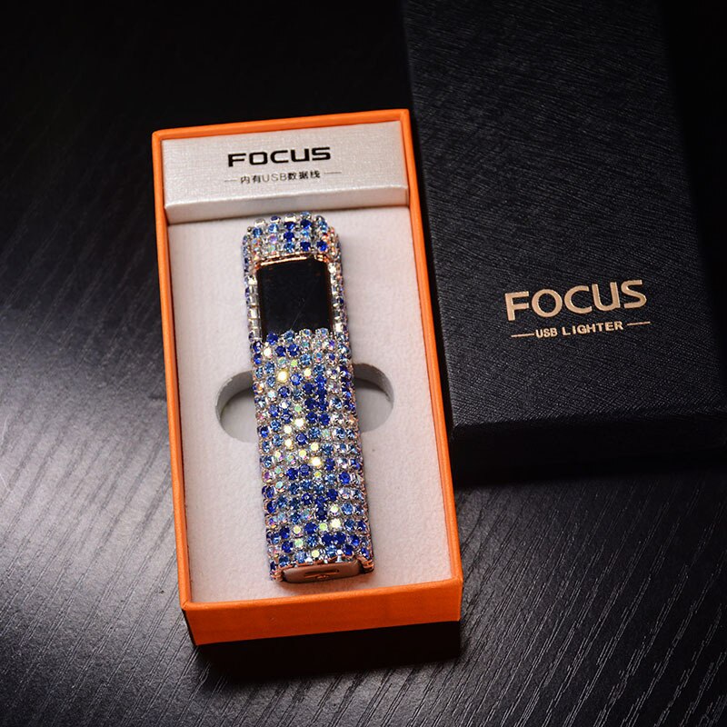 Kalsten | Sparkle Stone Rhinestone Rechargeable Portable Lighter