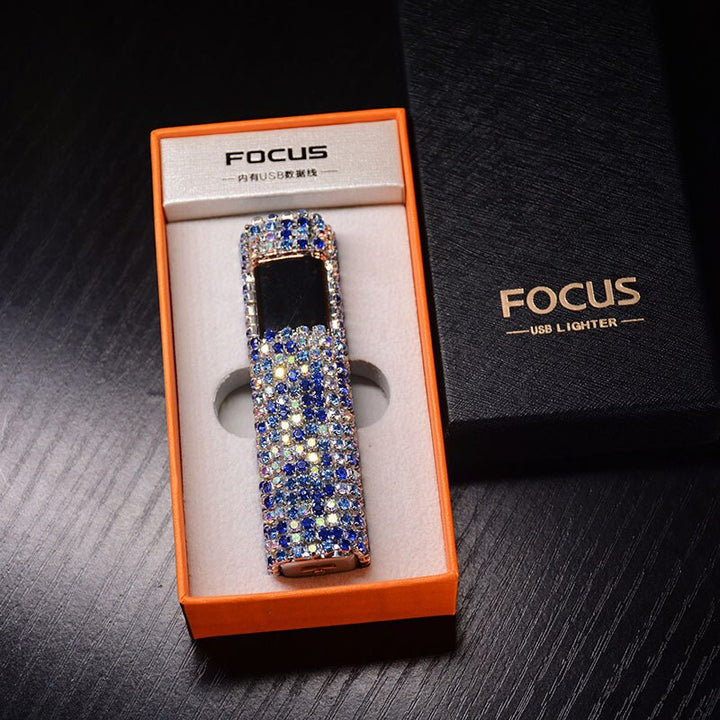 Kalsten | Sparkle Stone Rhinestone Rechargeable Portable Lighter