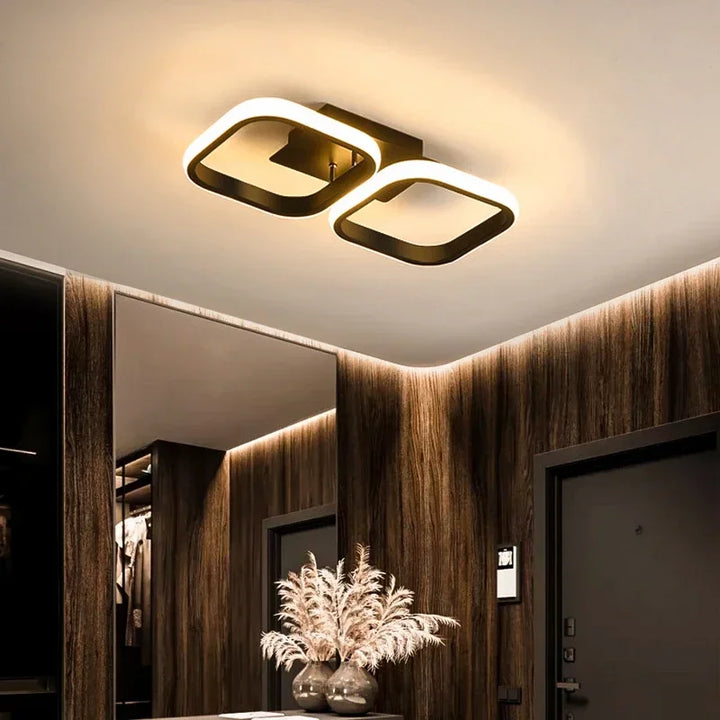Modern LED Ceiling Light Chandelier – Stylish Multi-Head Ring Light for Bedroom, Living Room, Hallway, Dining Room & Indoor Spaces | Kalsten