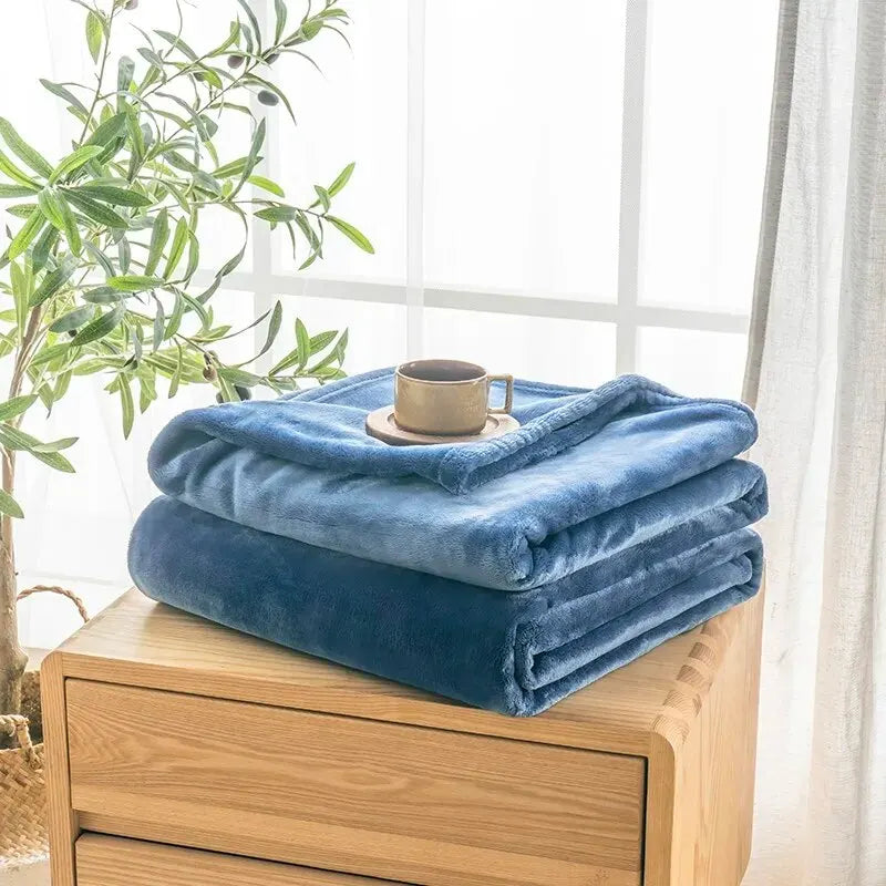 Extra Soft Thickened Flannel Blanket – Cozy Nap & Air Conditioning Throw | Kalsten