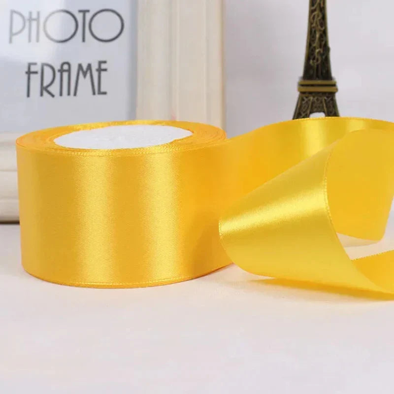 Luxury Satin Gift Wrapping Ribbon – 4-Roll Set