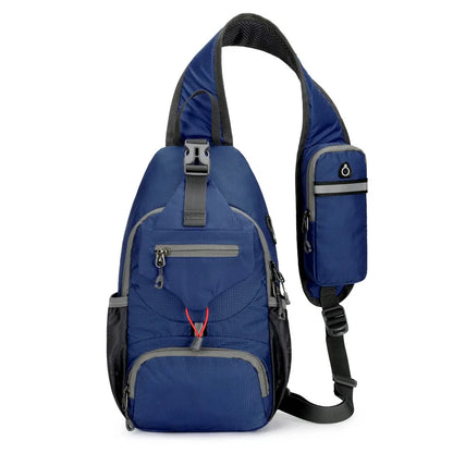 Skanto | SecurePack | Anti-Theft Waterproof Multi-Pocket Shoulder Backpack – Lightweight Crossbody Travel Bag