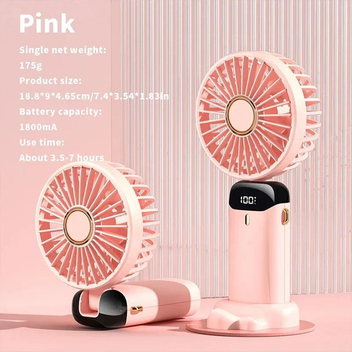 Portable Electric Fan and Mini Air Conditioner – Rechargeable Neck Fans for Home, USB and Handheld | Kalsten