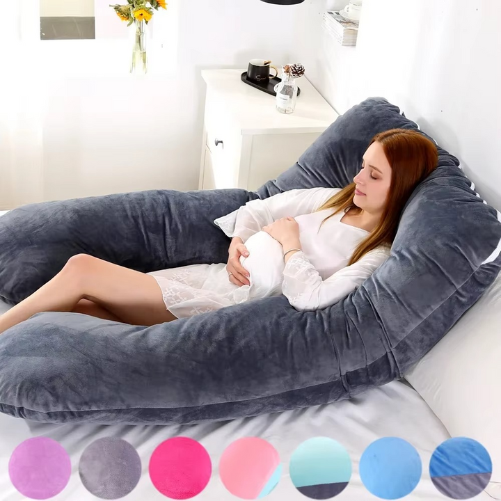 Ultra-Comfort U-Shaped Pregnancy Pillow