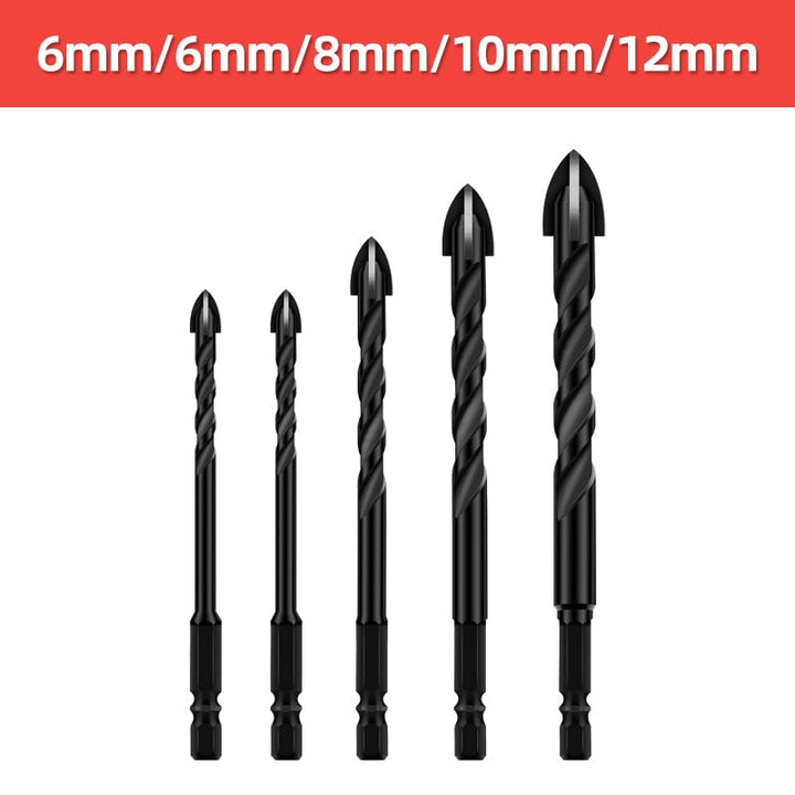 Heavy-Duty Mega Ultimate Cross Hex Drill Bit Set | Kalsten