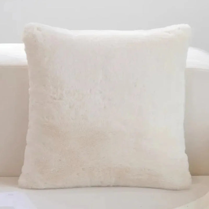 Luxury Faux Rabbit Fur Cushion Cover for Stylish Interiors Kalsten