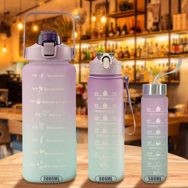 All Day Hydrate Time Marker Water Bottle | Kalsten