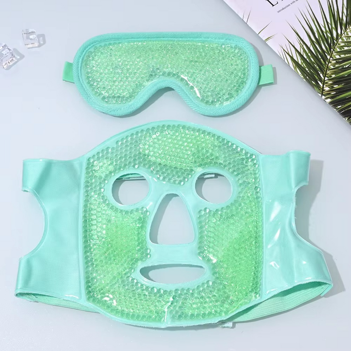 Kalsten | Cold and Hot Therapy Full Face Gel Bead Mask with Eye Compress