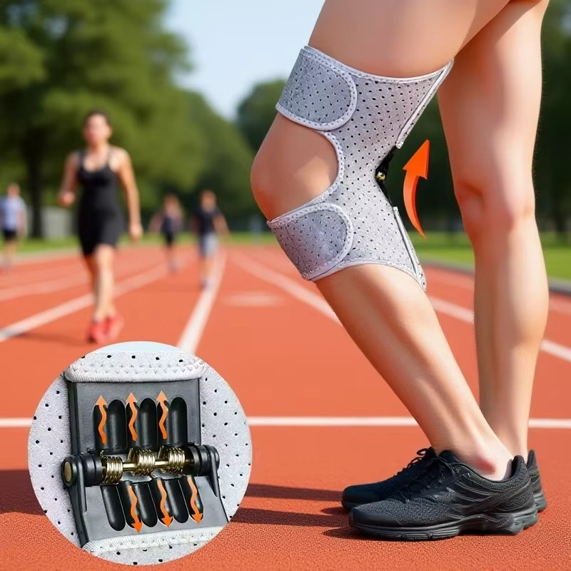 Skanto | Adjustable Knee Brace with Power Rebound Springs for Joint Relief and Stability