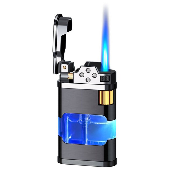 Blue Flame Metal Windproof Gas Lighter | Kalsten