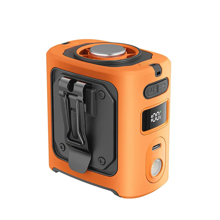 8000mAh Portable Cooling Hip Fan with Power Bank & LED Light – FrostBreeze | Kalsten