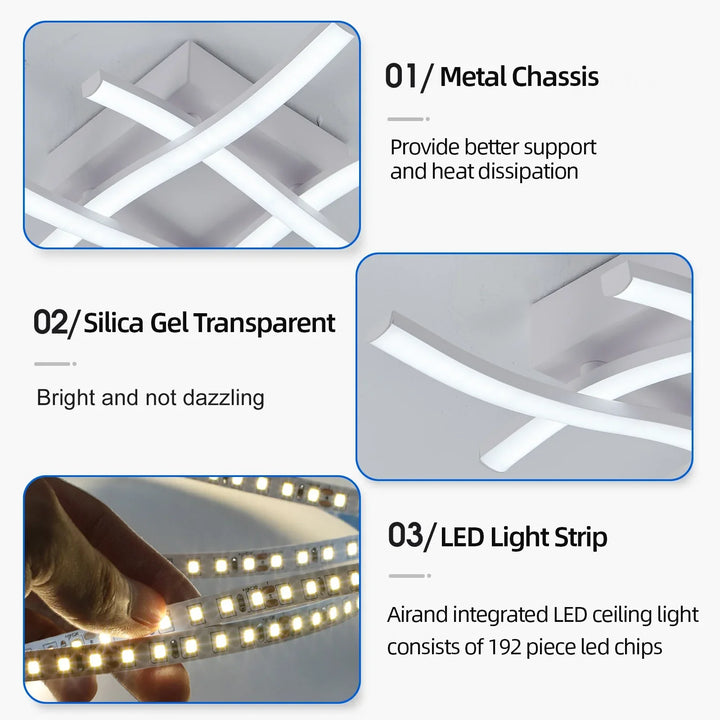 24W Modern LED Ceiling Lights: Illuminate Your Space with Style | Kalsten