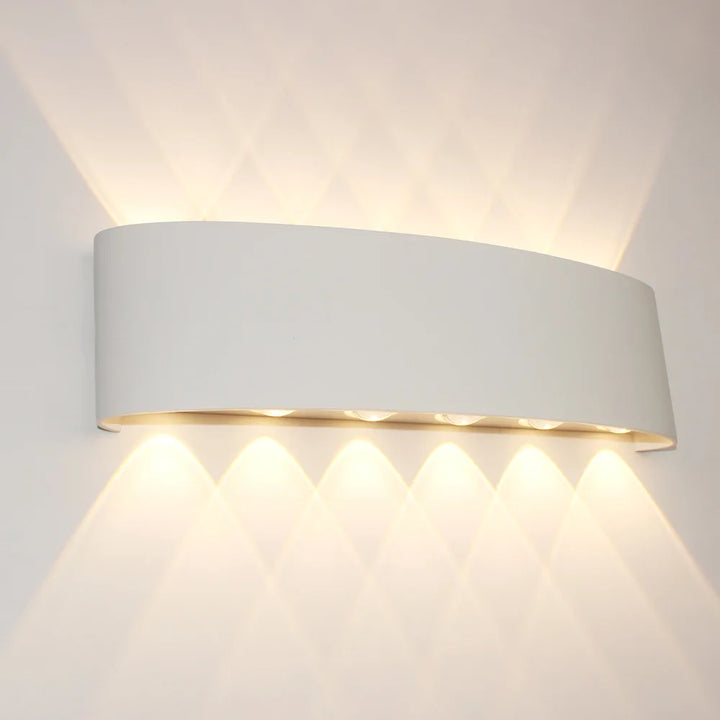 Body Motion Sensor Wall Light Waterproof Outdoor LED Wall Sconce Up Down Glowing Lamps Garden Yard Induction Corridor Wall Lamp | Kalsten