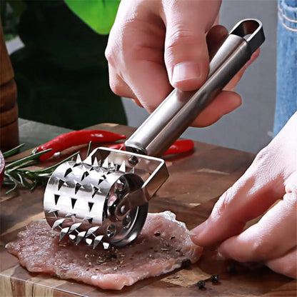 BowLift | Flavora Marinade Injector | With 2 Needles & Cleaning Brush | For Liquid & Thick Marinades | Stainless Steel & Silicone