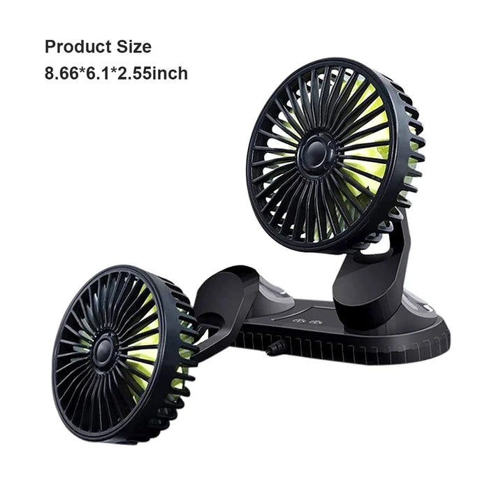 Portable DC 12V-24V Car AC Air Fan Cooler Car Bladeless Air Conditioner Summer Car Vehicle Truck Cooling Air Fan | Kalsten