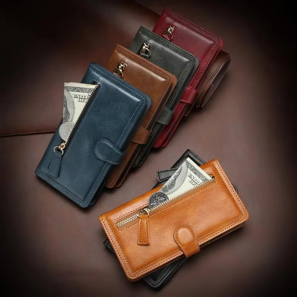Kalsten | Premium Leather iPhone Flip Wallet & Stand Case