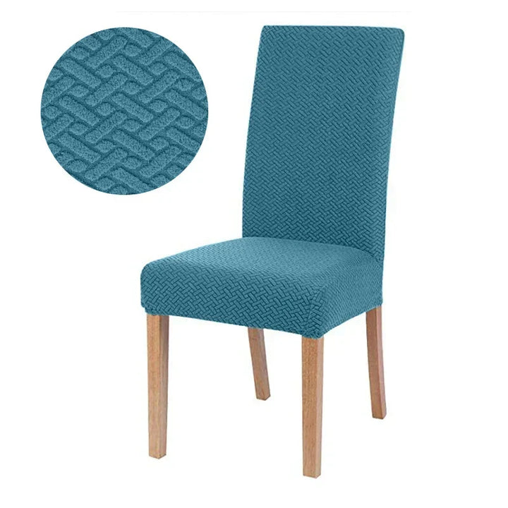 Kalsten | Chair Cover Velvona | Elastic & Thick Padded | Jacquard Stretch Cover | Washable & Wrinkle-Free