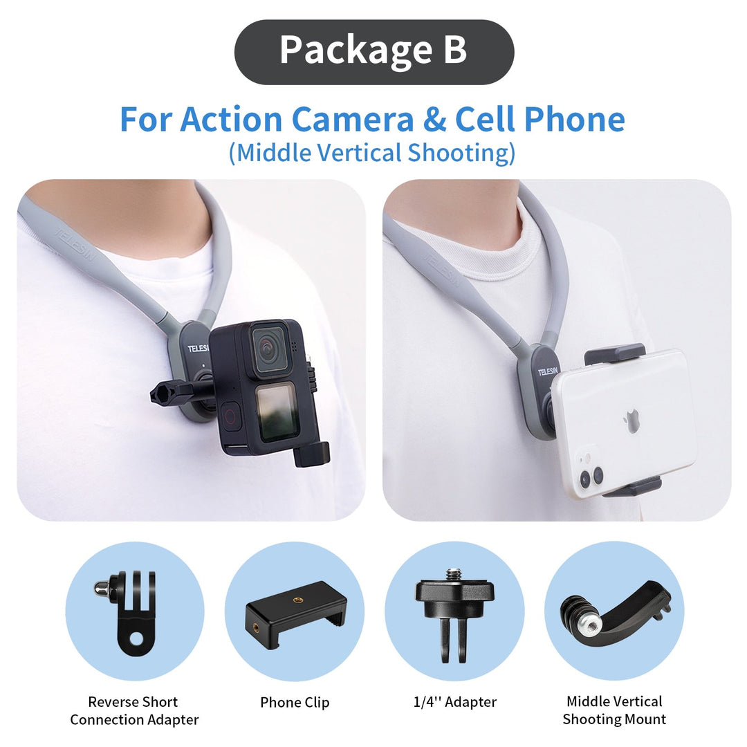 Magnetic Silicone Neck-Mounted Action Camera Accessories | Kalsten