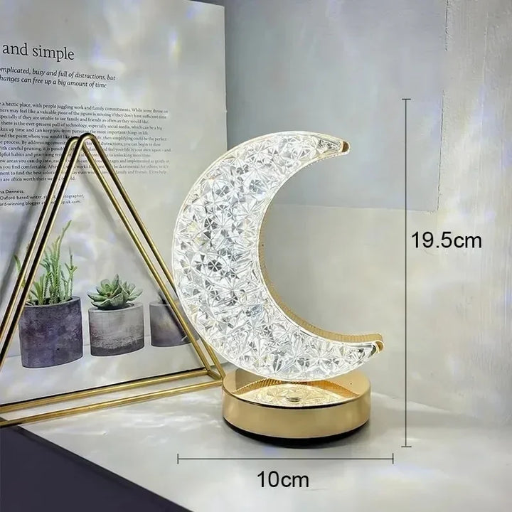 Half Moon Crystal Lamp | Kalsten