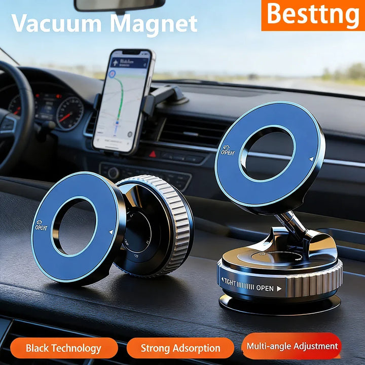 Magnetic Phone Holder | With Vacuum Suction Cup | 360° Adjustable | Kalsten