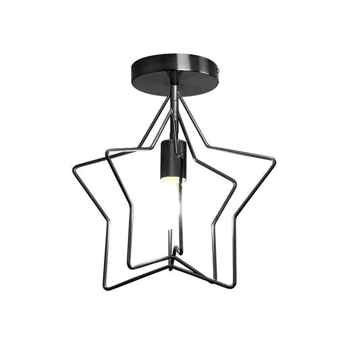 Modern Metal Gold Ceiling Light – Industrial Iron Pendant Lamp for Living Room, Bedroom, Aisle, Loft, E27 Home Lighting Fixture | Kalsten