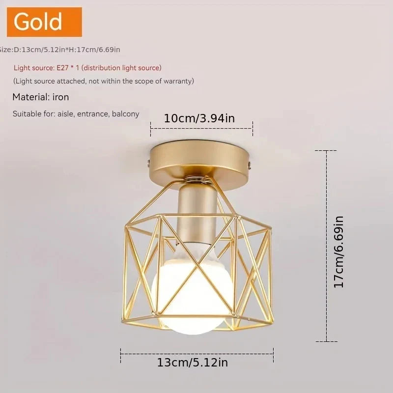 Modern LED Ceiling Light – Round Chandelier Flush Mount for Kitchen, Bedroom, Living Room, and Bathroom – E27 Base, 110V/220V | Kalsten