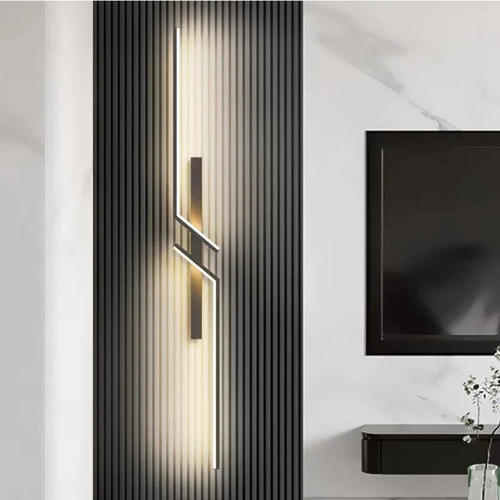 Modern Creative Strip LED Wall Light Minimalist Bedroom Bedside Wall Sconce LED Lights Living Room TV Sofa Background Wall Lamp | Kalsten
