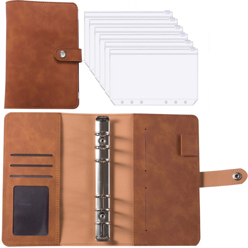 Kalsten | Financial Planner Leather Multi Pocket Bill Organizer Notebook