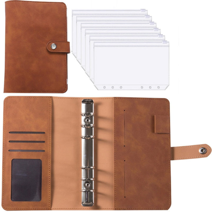 Kalsten | Financial Planner Leather Multi Pocket Bill Organizer Notebook