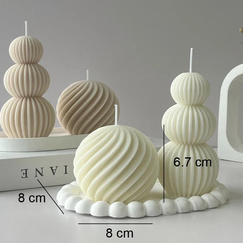 Kalsten | Creative Geometric Scented Candle Golf Ball Design Decoration