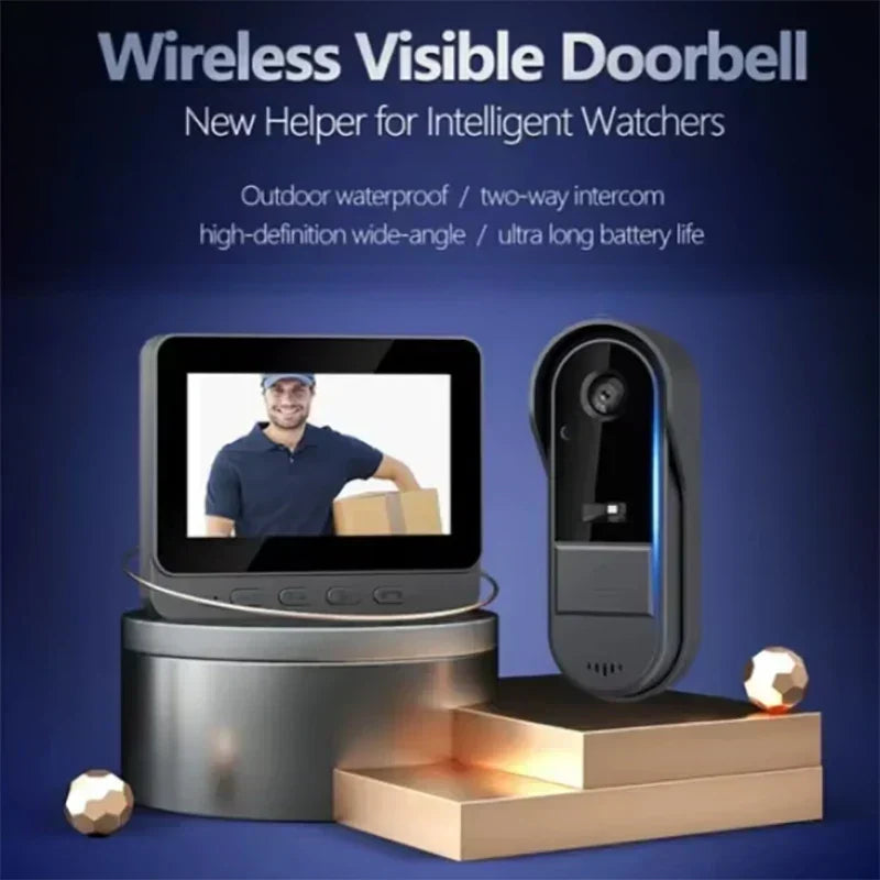 Wireless Video Doorbell with Night Vision