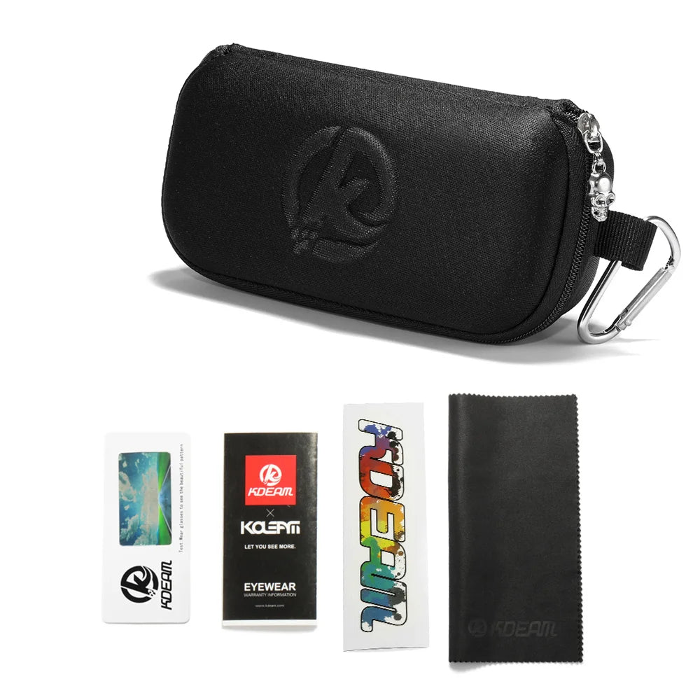 Photochrome Sunglasses Black Frame with Case | Kalsten