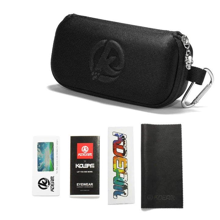 Photochrome Sunglasses Black Frame with Case | Kalsten