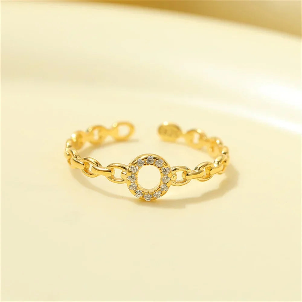 Kalsten | Dainty Diamond Letter Initial Ring