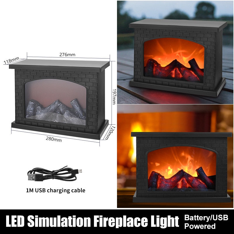 Inferno Portable Fireplace Night Lamp | Kalsten