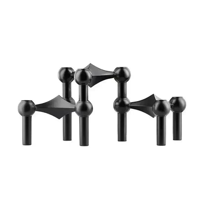 Modern Metal Candle Holder – Nordic Style