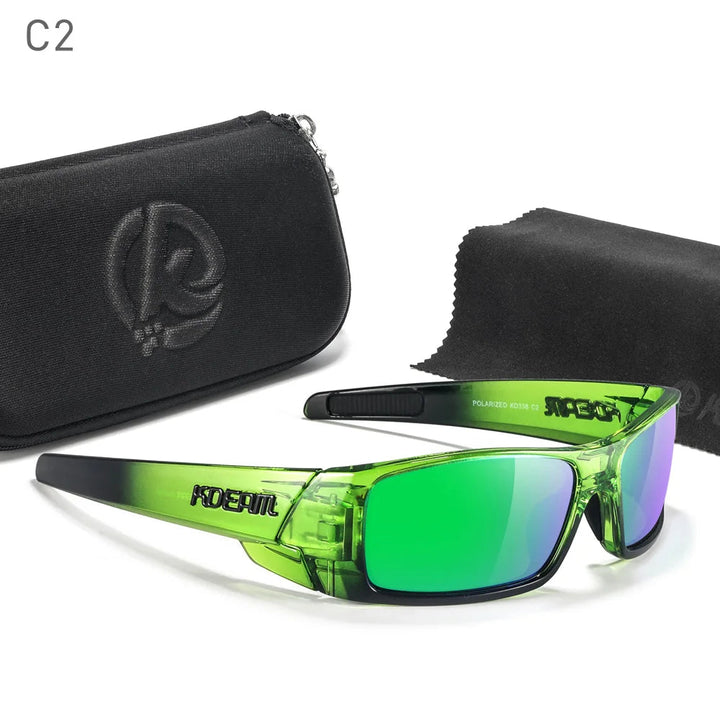 Photochrome Sunglasses Black Frame with Case | Kalsten