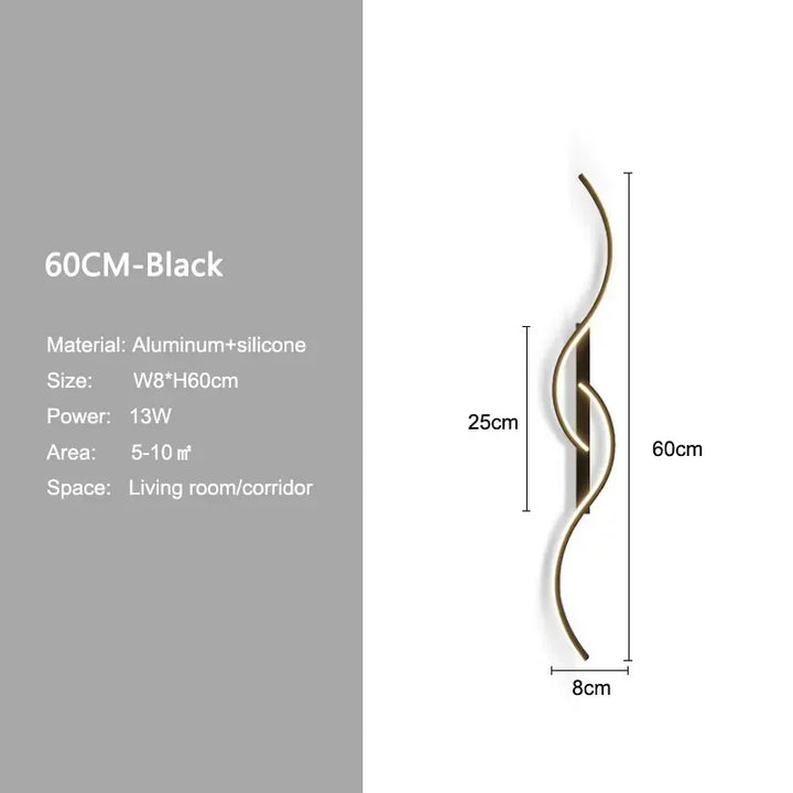 Modern LED Wall Lights – Up & Down Wall Lamps for Bedroom, Corridor, and Interior Home Lighting | Kalsten
