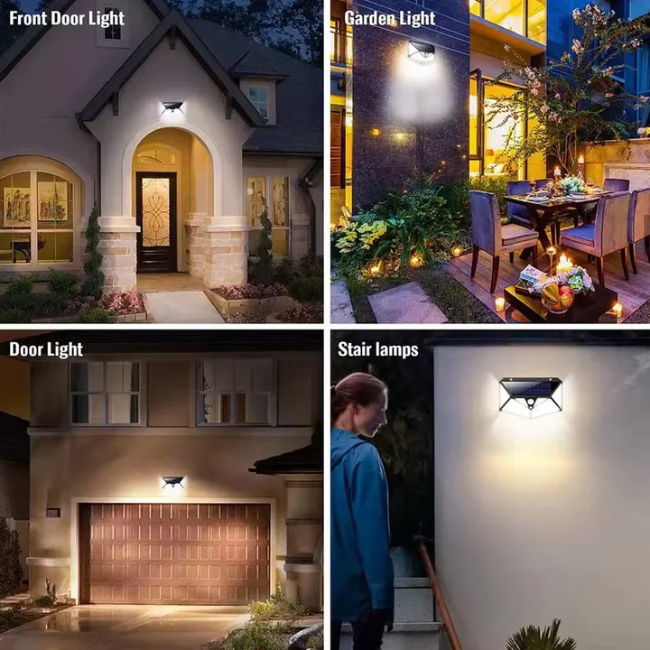 Solar Wall Light Outdoor 100 LED with Motion Sensor | Kalsten