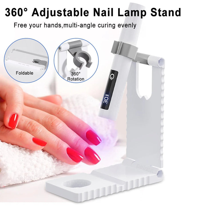 UV nail pen with folding stand - rechargeable | Kalsten