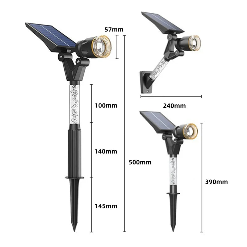 Solar LED Garden Home Outdoor Pathway Spotlights | Kalsten
