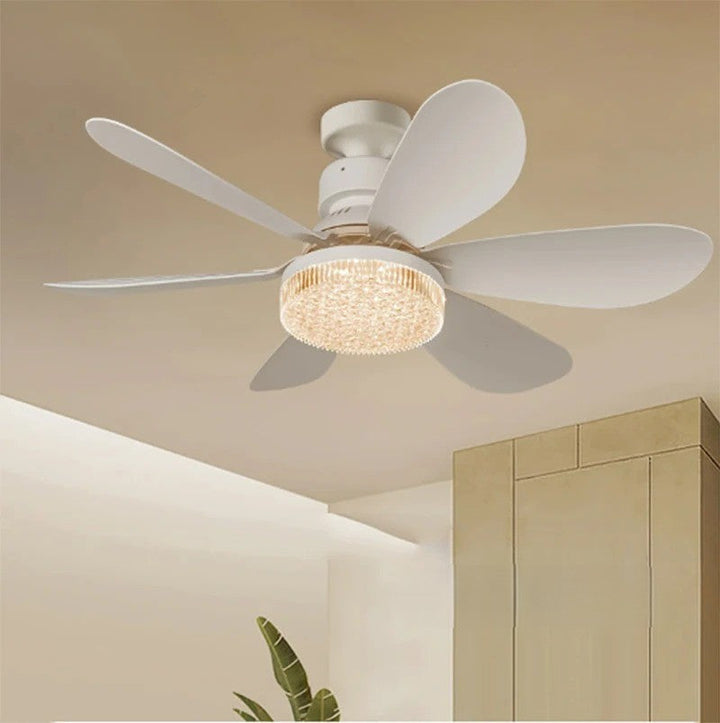 Elegant Flower Energy Saving RC Ceiling Fan Lamp | Kalsten
