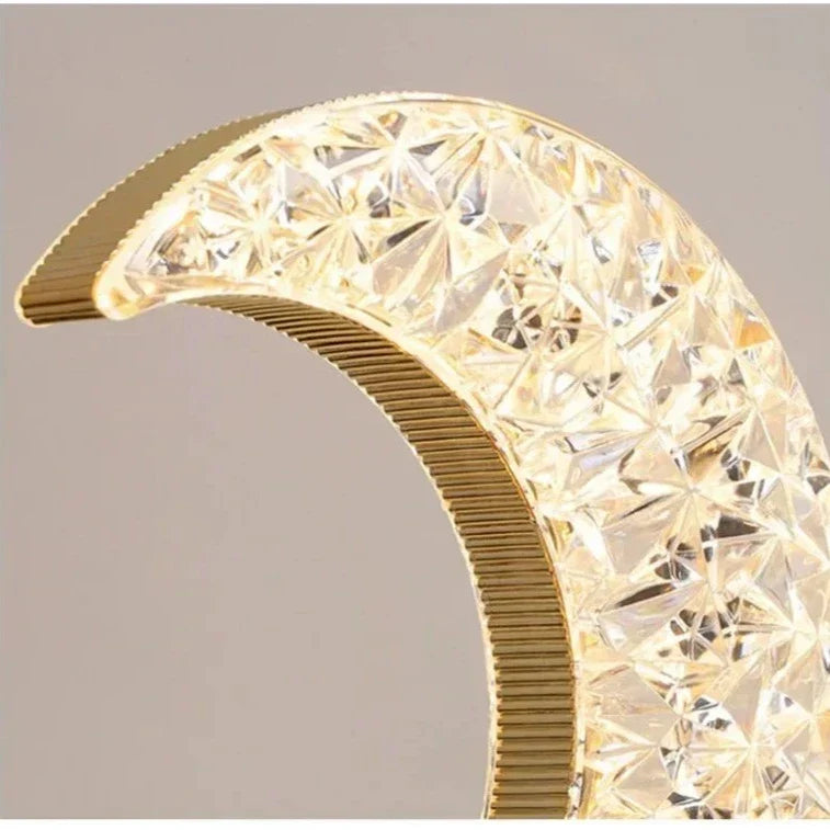 Half Moon Crystal Lamp | Kalsten
