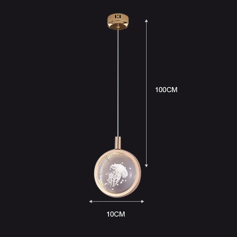 Nordic Crystal Halo Pendant Light | Kalsten