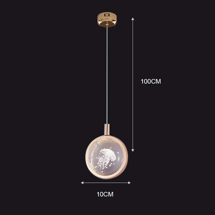 Nordic Crystal Halo Pendant Light | Kalsten