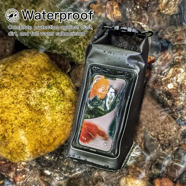 Kalsten | AquaVault Waterproof Dry Bag 2L | With Touchscreen Window | Outdoor Bag for Kayaking, Trekking & Water Sports