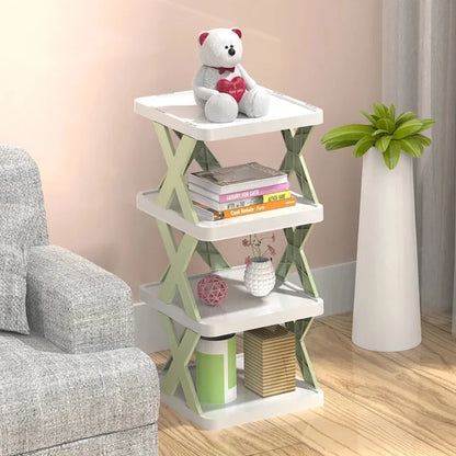 Modern multi-tiered shoe rack