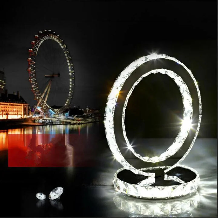 AmbientShine | Modern Crystal Table Lamp | Kalsten