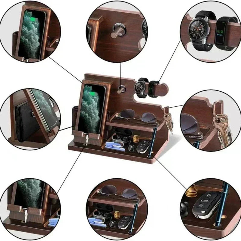 Nightstand Phone Dock Organizer