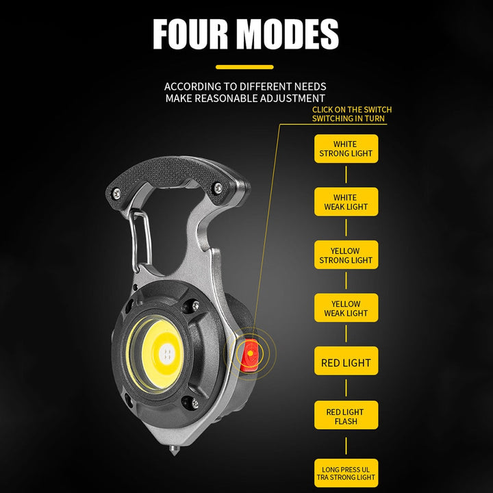 7in1 Pocket Lamp Survival Camping Keychain | Kalsten